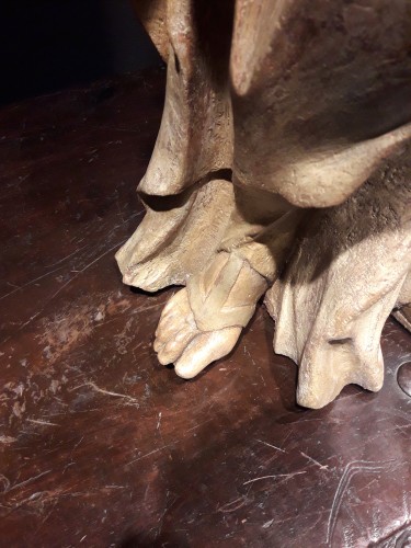 Renaissance - Madone en bois sculpté du XVIe siècle